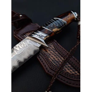  ДНІПРОВСЬКА ХВИЛЯ ніж ручної роботи майстра ALEKSANDR KASINEC, сталь Rex 121CPM, 67 HRC. Photo 3